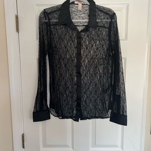 Sheer Shirt - Forever 21 - L